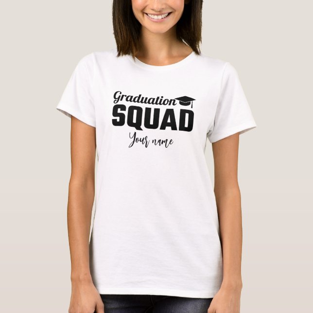 Camiseta Equipe Personalizada de Graduados  (Frente)
