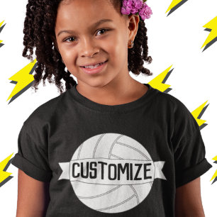 Camiseta Equipe Personalizada de Voleibol, Jogador e Númer