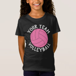 Camiseta Equipe Personalizada de Voleibol Rosa Nomes Rapari