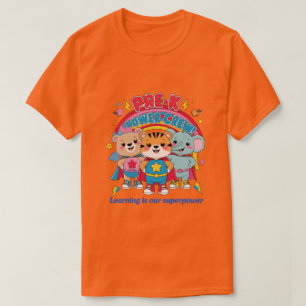 Camiseta Equipe Poderosa do Pré-K – Pequeno, mas Poderoso!