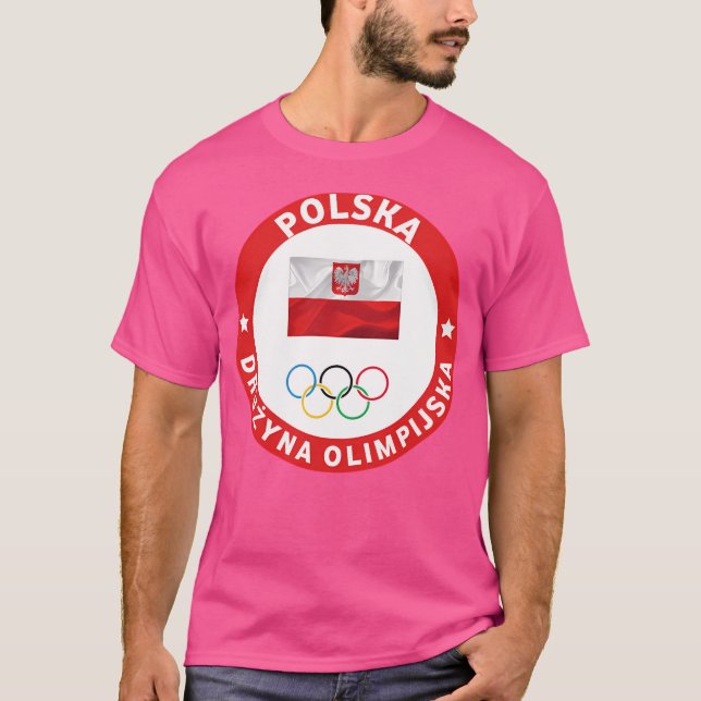 Camiseta Equipe Polonesa de Olimpiadas (Frente)