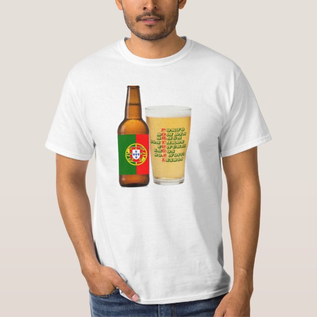 Camiseta Equipe Portuguesa de Bebendo (Frente)