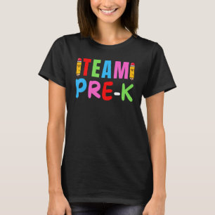 Camiseta Equipe Pré K Esquadra Pré K Professor Equipe de Al