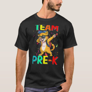 Camiseta Equipe Pré K Gato Volta às Aulas