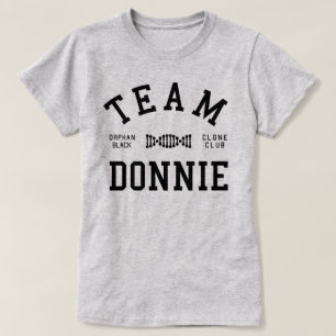 Camiseta Equipe preta órfão Donnie