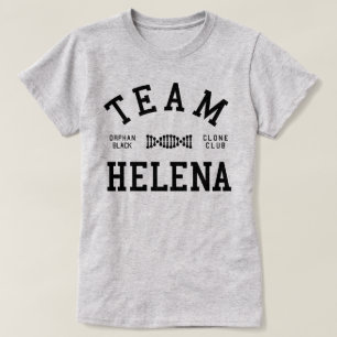 Camiseta Equipe preta órfão Helena