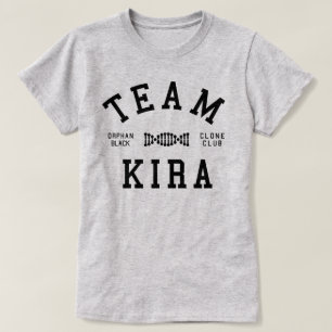 Camiseta Equipe preta órfão Kira