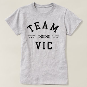 Camiseta Equipe preta órfão Vic