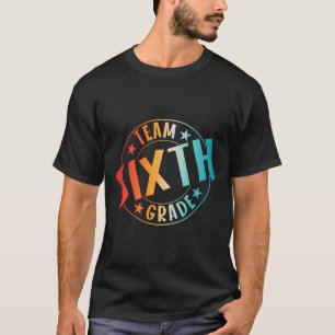 Camiseta Equipe Professor Aluno do Sexto Ano Ck Para Escola
