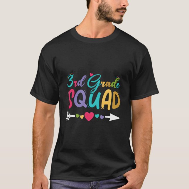 Camiseta Equipe Professor do Terceiro Ano 3ª Série De Volta (Frente)