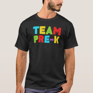 Camiseta Equipe Professora Pré K Volta às Aulas Professores