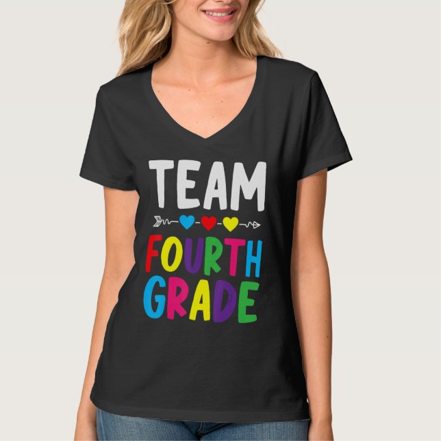 Camiseta Equipe Professores de Volta às Aulas do Quarto Ano (Frente)