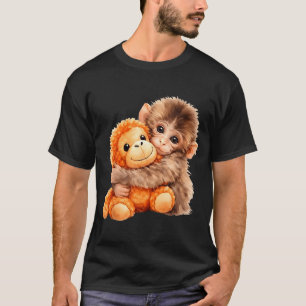 Camiseta Equipe Punch Baby Monkey Punch Tendência Meme Gráf
