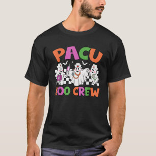Camiseta Equipe Retro PACU Boo PACU Enfermeira Funny Hallow