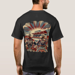Camiseta Equipe Rodeo Ocidental Arena Cowboy Cowgirl Rodeo