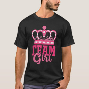 Camiseta Equipe Rosa, Garota, Equipe Menina, Menino, Festa