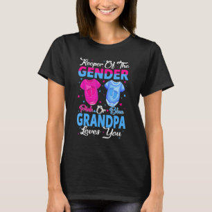 Camiseta Equipe Rosa Ou Azul, Detentor Do Vovô De Gênero Lo