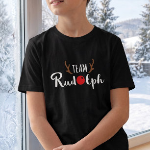 Camiseta Equipe Rudolph Christmas Motif