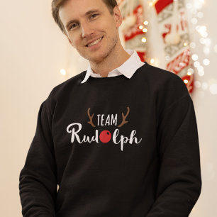 Camiseta Equipe Rudolph Christmas Motif