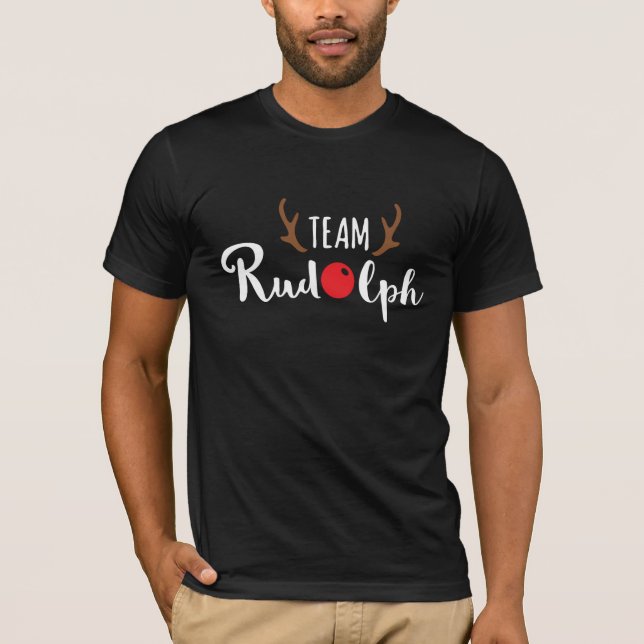 Camiseta Equipe Rudolph Christmas Motif (Frente)