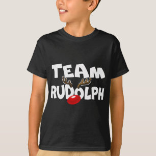 Camiseta Equipe Rudolph Cute Christmas Reindeer Deer Lover