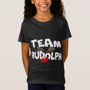 Camiseta Equipe Rudolph Cute Christmas Reindeer Deer Lover