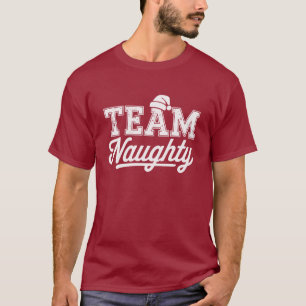 Camiseta Equipe Safada Piada Divertida do Partido de Natal