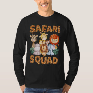 Camiseta Equipe Safari África Animal Zoológico Férias em Fa