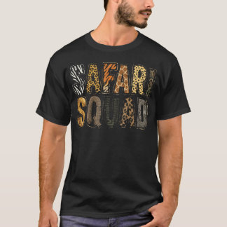 Camiseta Equipe Safari Estampa de Animais da Selva