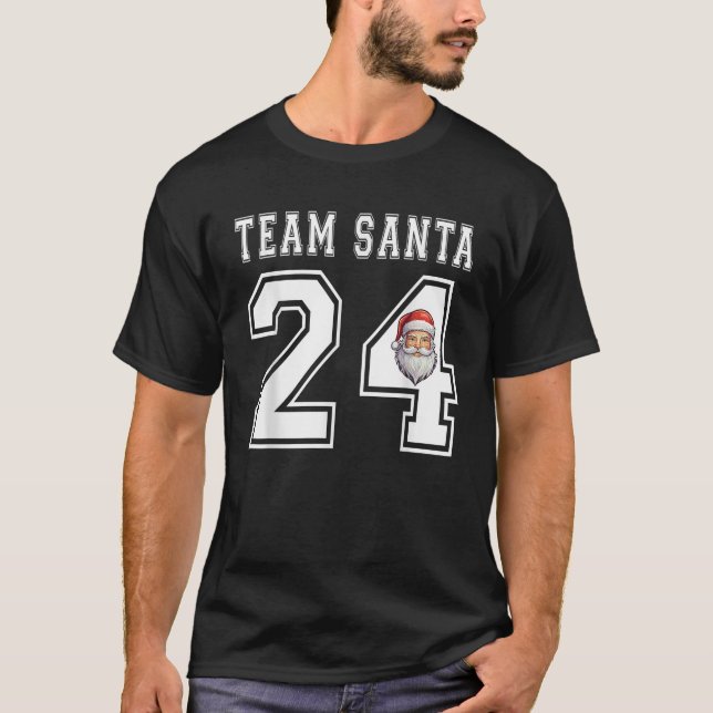 Camiseta Equipe Santa Claus Kris Kringle, 2024 (Frente)