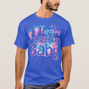 Camiseta Equipe Saudável Sexo Do Bebê Revela Festa Rosa Ou