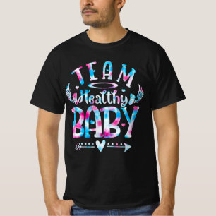Camiseta Equipe Saudável Sexo Do Bebê Revela Festa Rosa Ou 