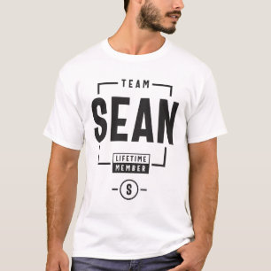 Camiseta Equipe Sean Lifetime Membro Sean Nome