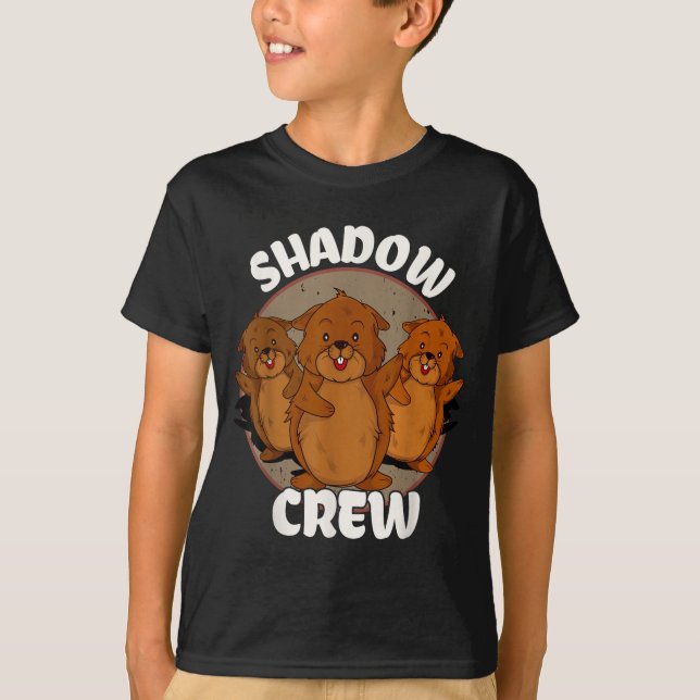 Camiseta Equipe Shadow Crew Dia da Marmota  (Frente)
