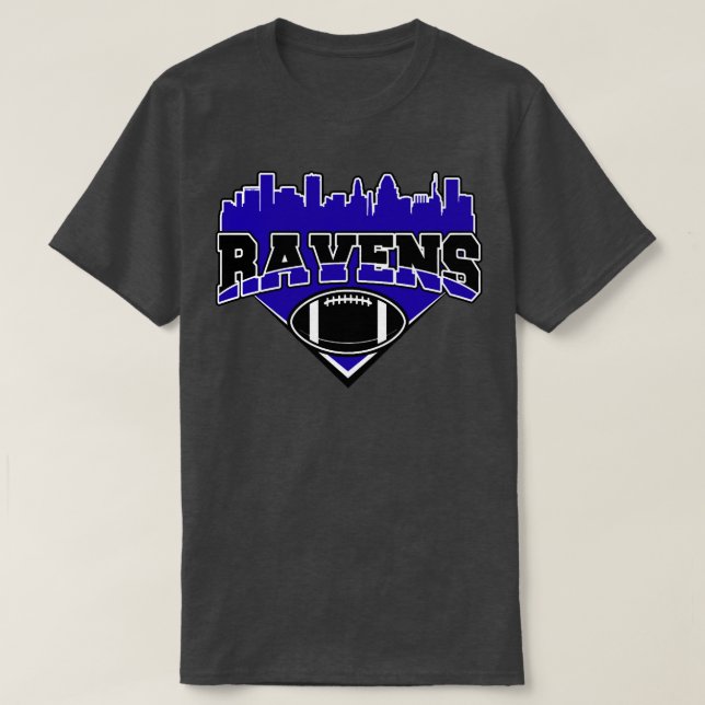 Camiseta Equipe Skyline Ravens (Frente do Design)