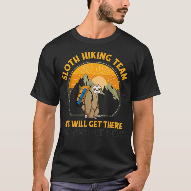 Camiseta Equipe Sloth Hiking Tshirt Sloth Hiking (Frente)