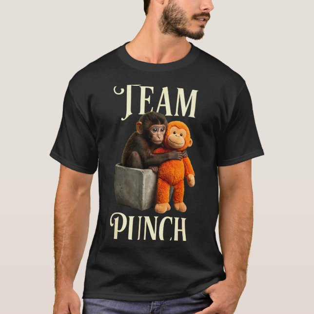 Camiseta Equipe soco japão bebê macaco soco  (Frente)