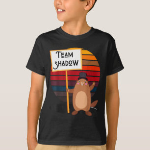 Camiseta Equipe Sombra Engraçado Inverno Dia do Groundhog H