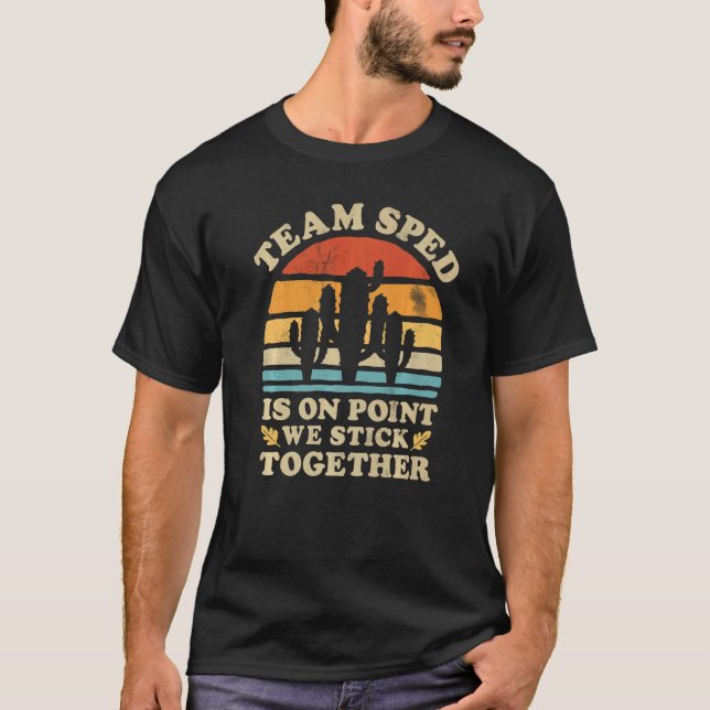 Camiseta Equipe SPED Está No Ponto De Professora De Educaçã (Frente)