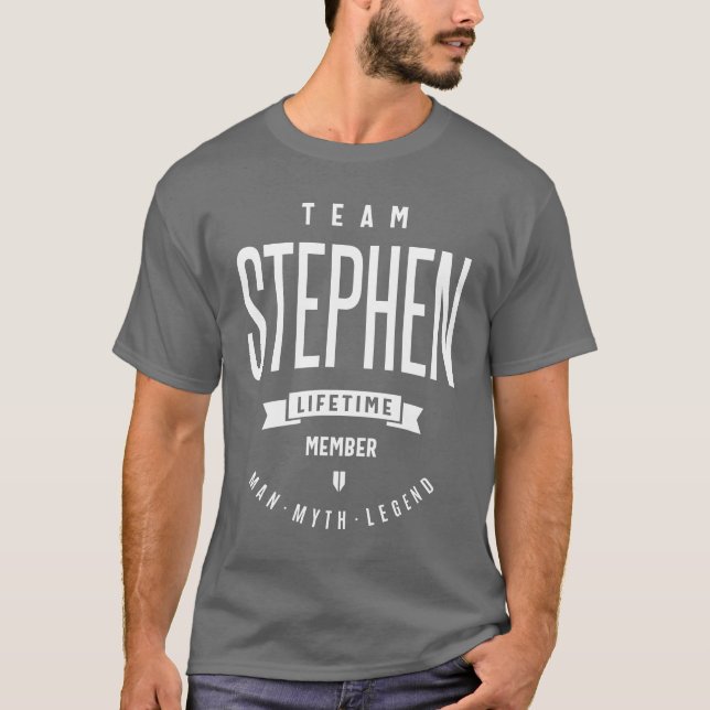 Camiseta Equipe Stephen Gift Ideas Men (Frente)