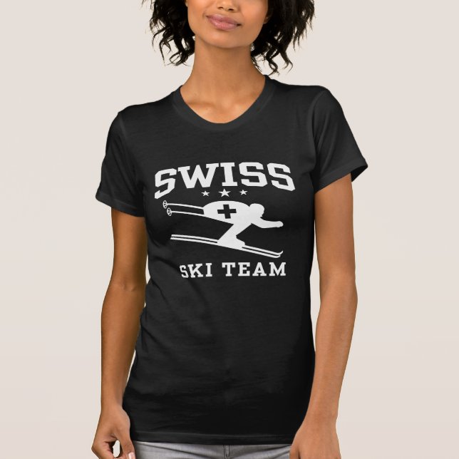 Camiseta Equipe suíça de esqui (Frente)
