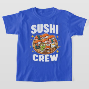 Camiseta Equipe Sushi Sushi Kawaii
