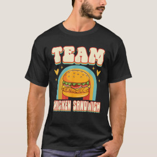 Camiseta Equipe T Shir de Comidas Cute Addicto em Sanduíche