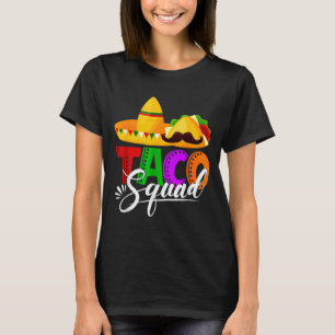 Camiseta Equipe taco cinco de maio engraçado comida mexican