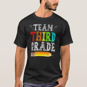 Camiseta Equipe Terceiro Ano De Volta À Escola No Primeiro