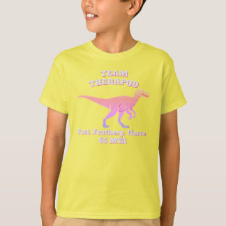 Camiseta Equipe Theropod - Rápido. Couro. Fúria