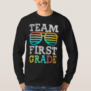 Camiseta Equipe Turma de 1º Ano Primeiro Professor Aluno De