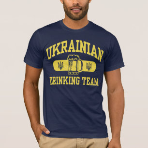 Camiseta Equipe ucraniana do bebendo
