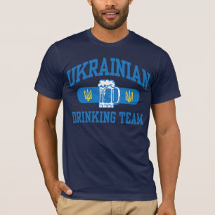 Camiseta Equipe ucraniana do bebendo