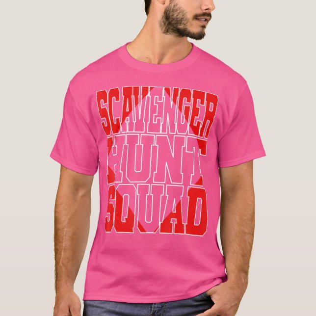 Camiseta Equipe Vermelha de Combinação de Divertimento do E (Frente)